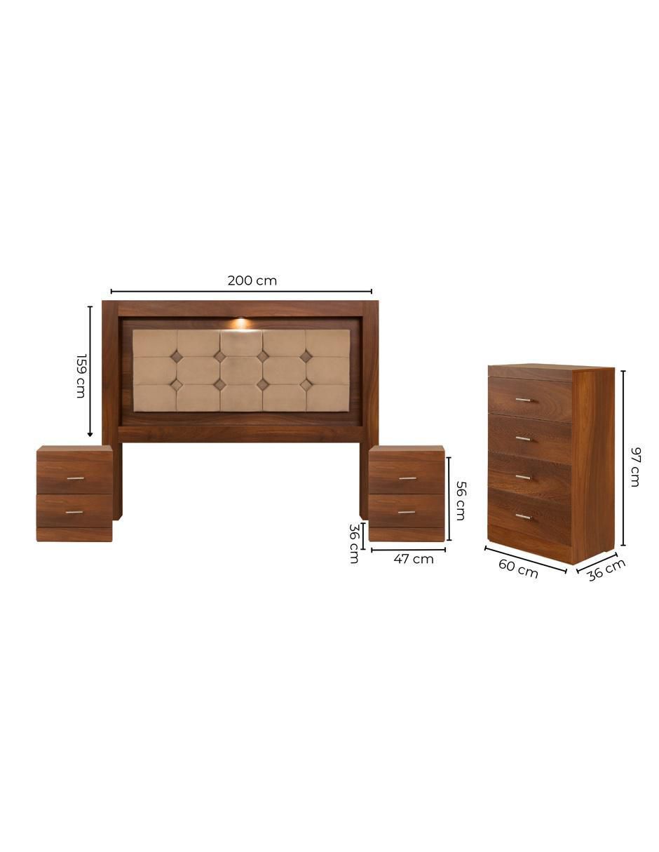 Set recámara Kira de MDF 14