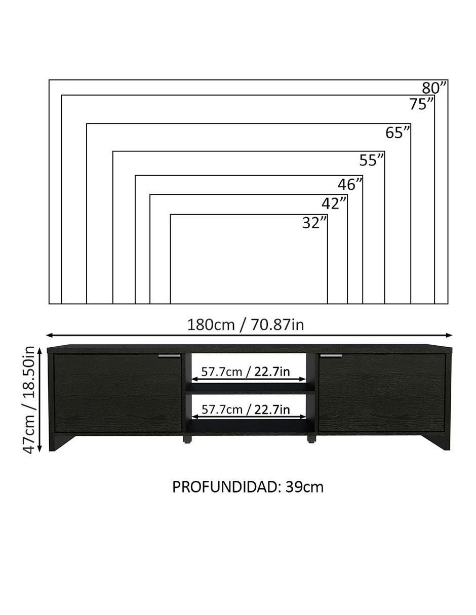 Mueble armable de TV 13