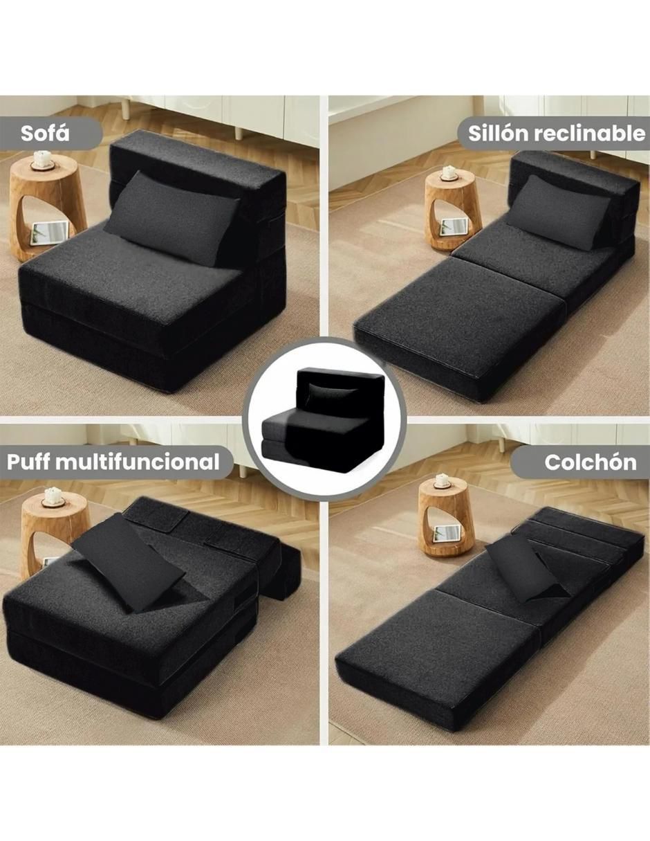 Sofá cama de tela 6
