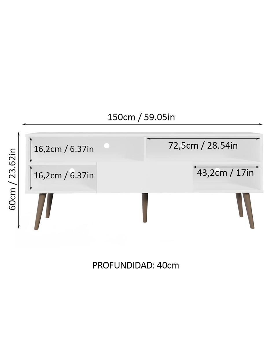 Mueble de tv armable de MDP 11
