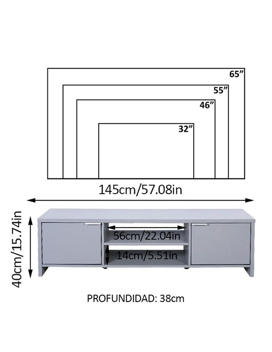 Mueble de TV armable 4
