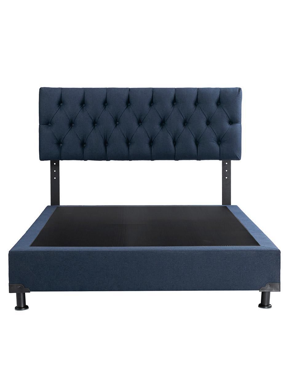 Cama Arlo Box de madera y tela 2