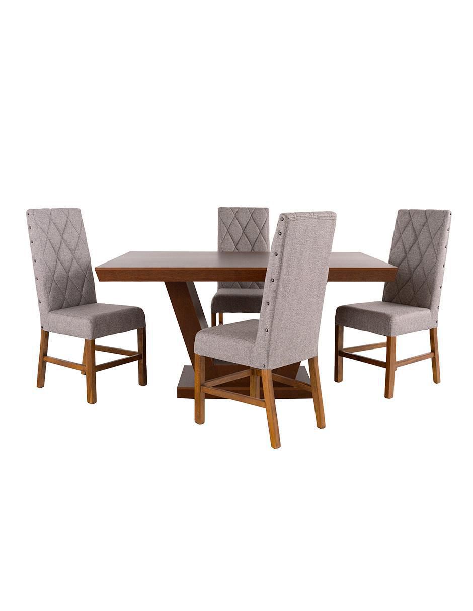 Comedor Manchester para 4 personas de Madera de pino 2