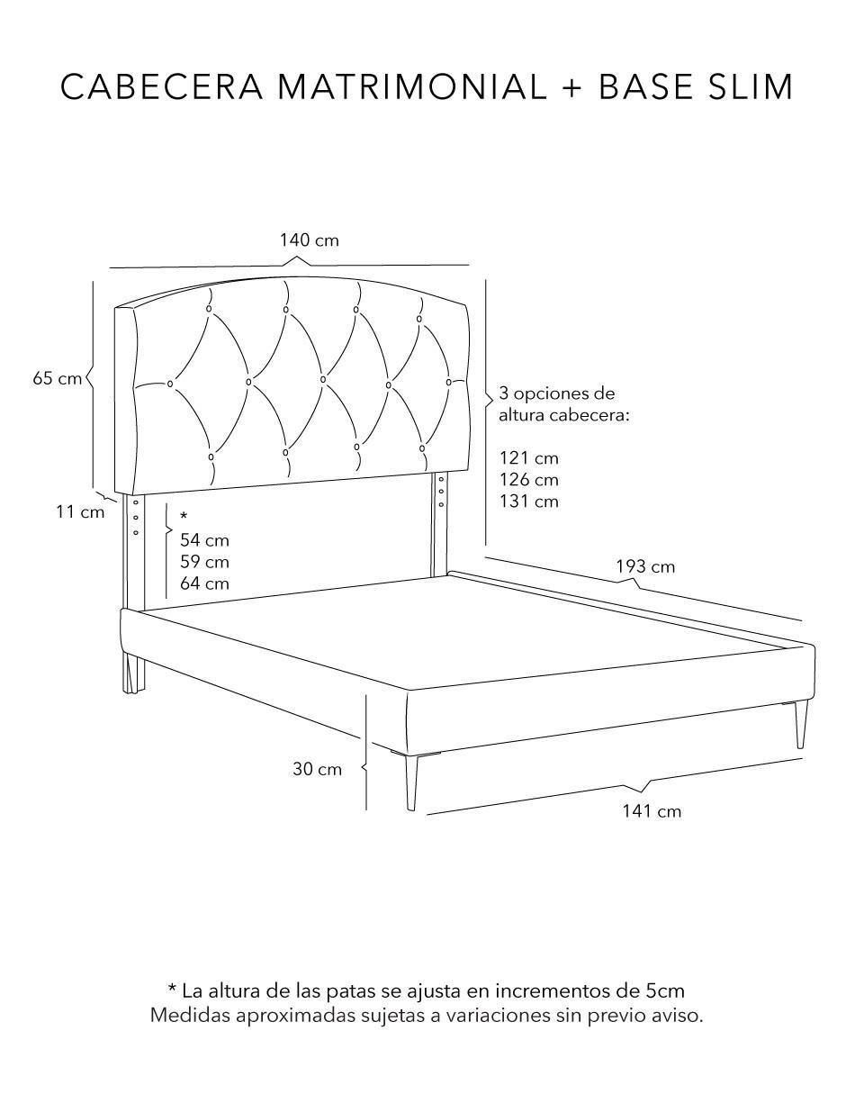 Cama Sigma Slim de Madera pino 4