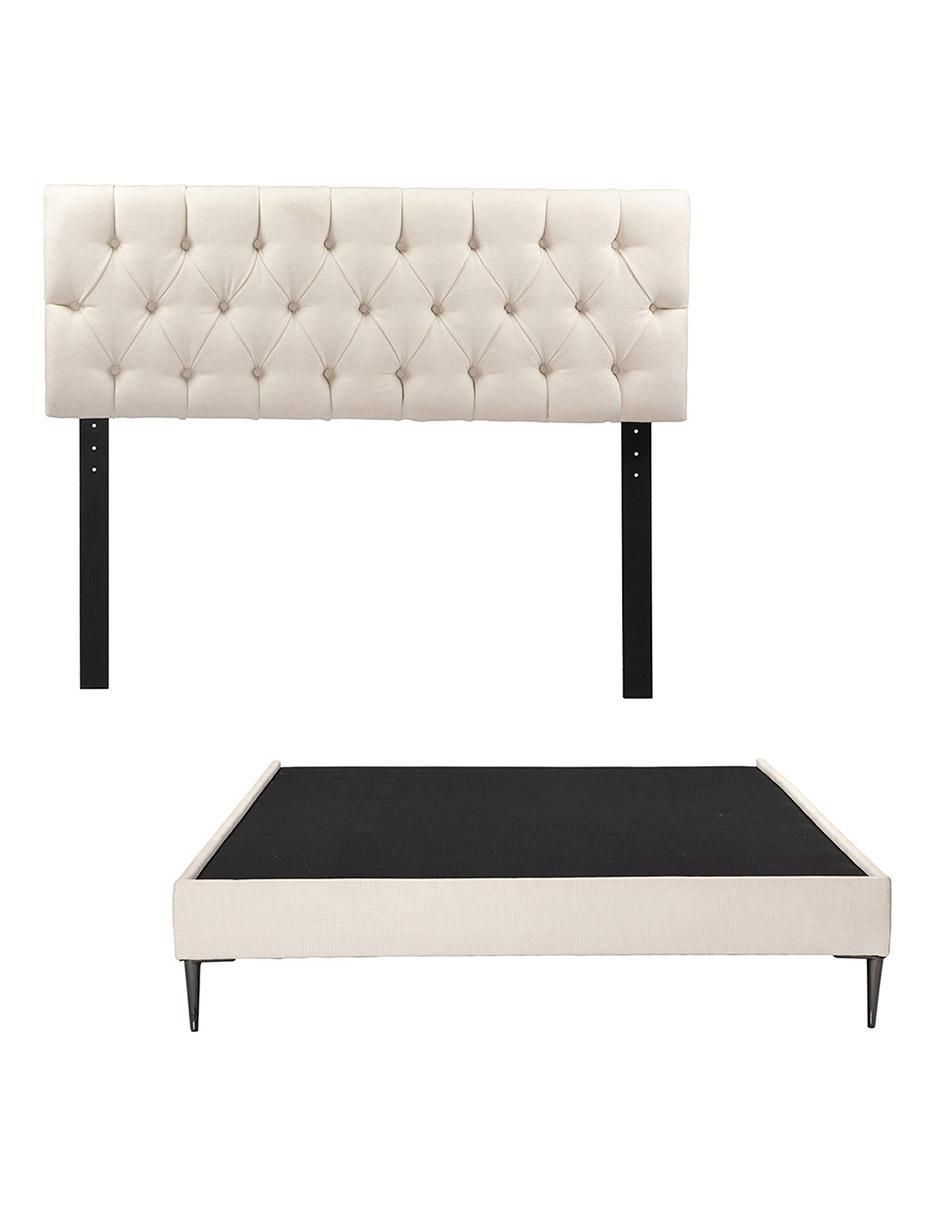 Cama Arlo Box de Madera y tela