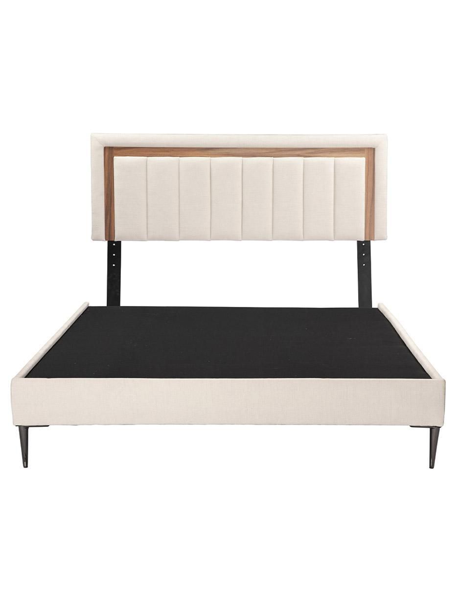 Cama Ventur Slim de madera y tela 2
