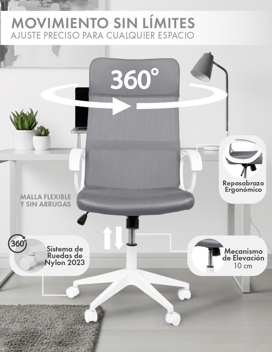 Silla de escritorio sin familia magma life "de" acero inoxidable