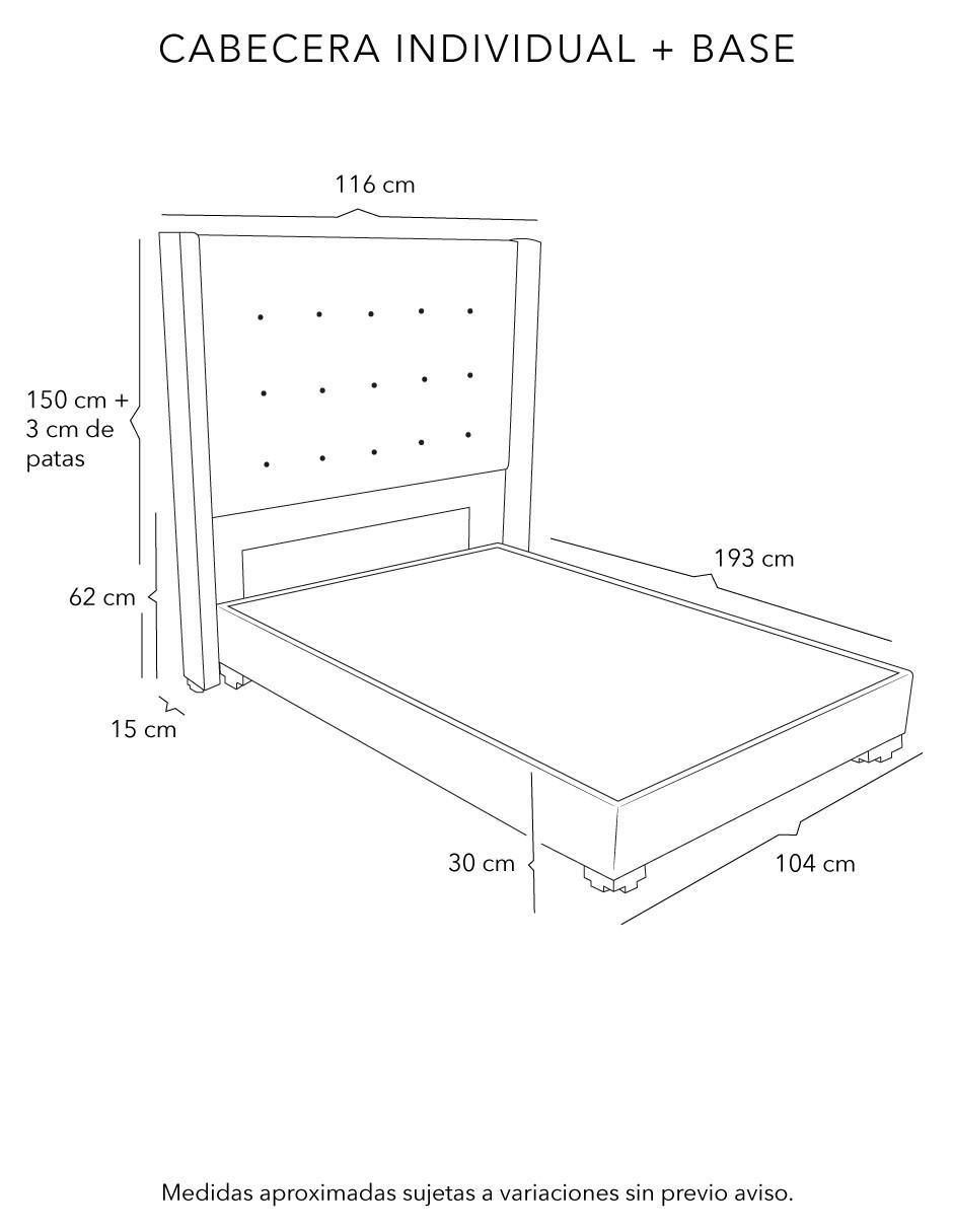 Cama de madera y tela 4