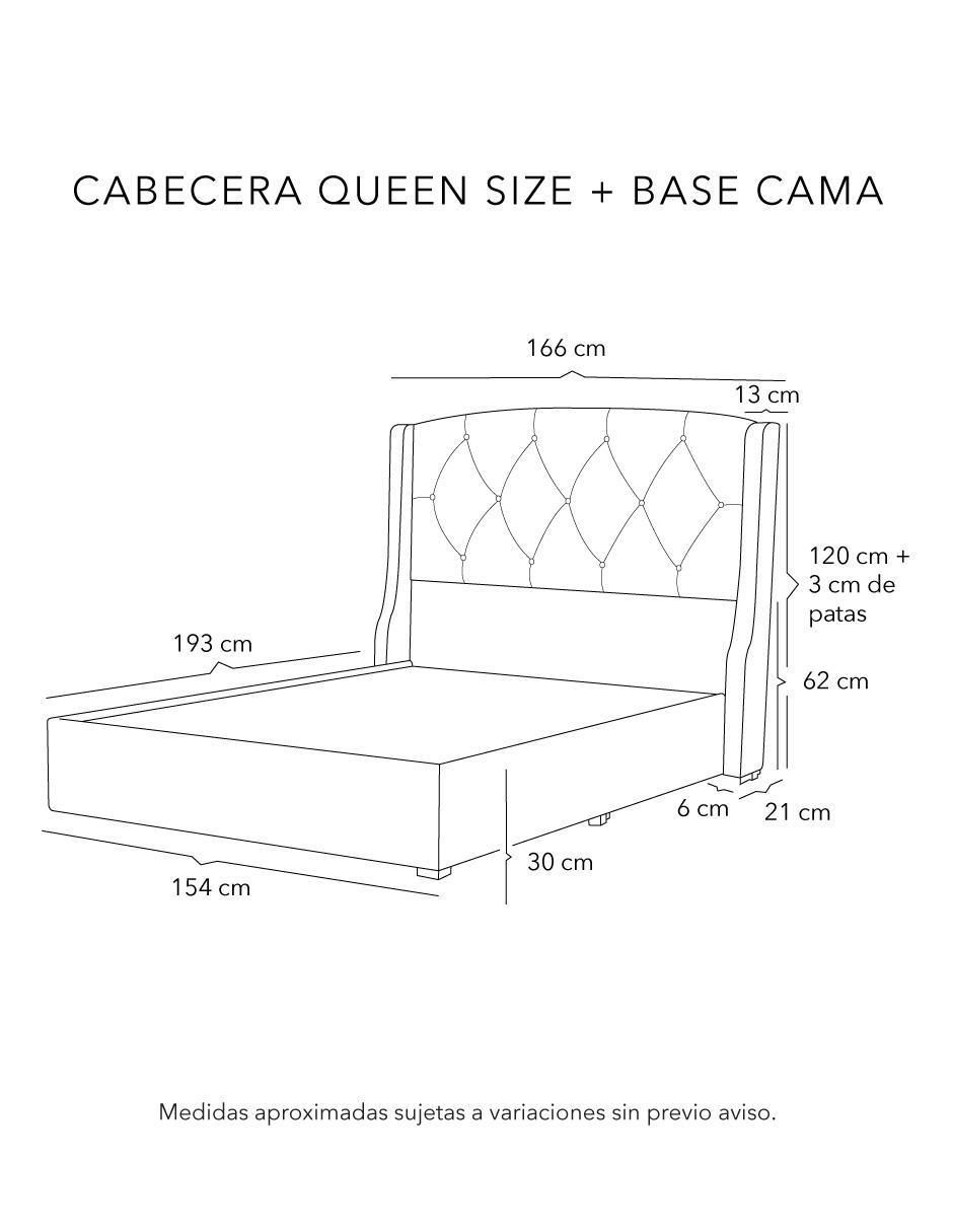 "cama" zefyr base dicasa "de" madera y tela qs
