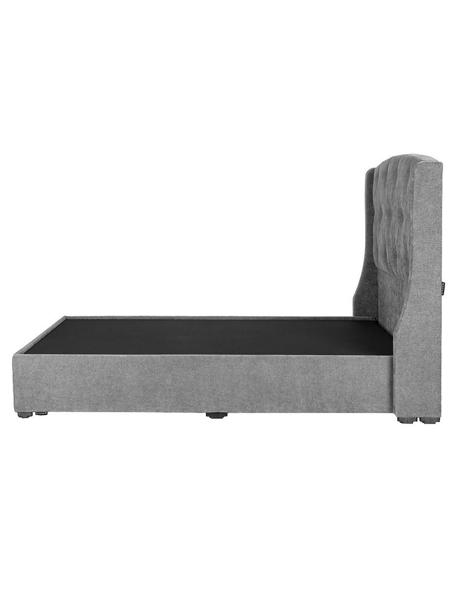 "cama" zefyr base dicasa "de" madera y tela qs