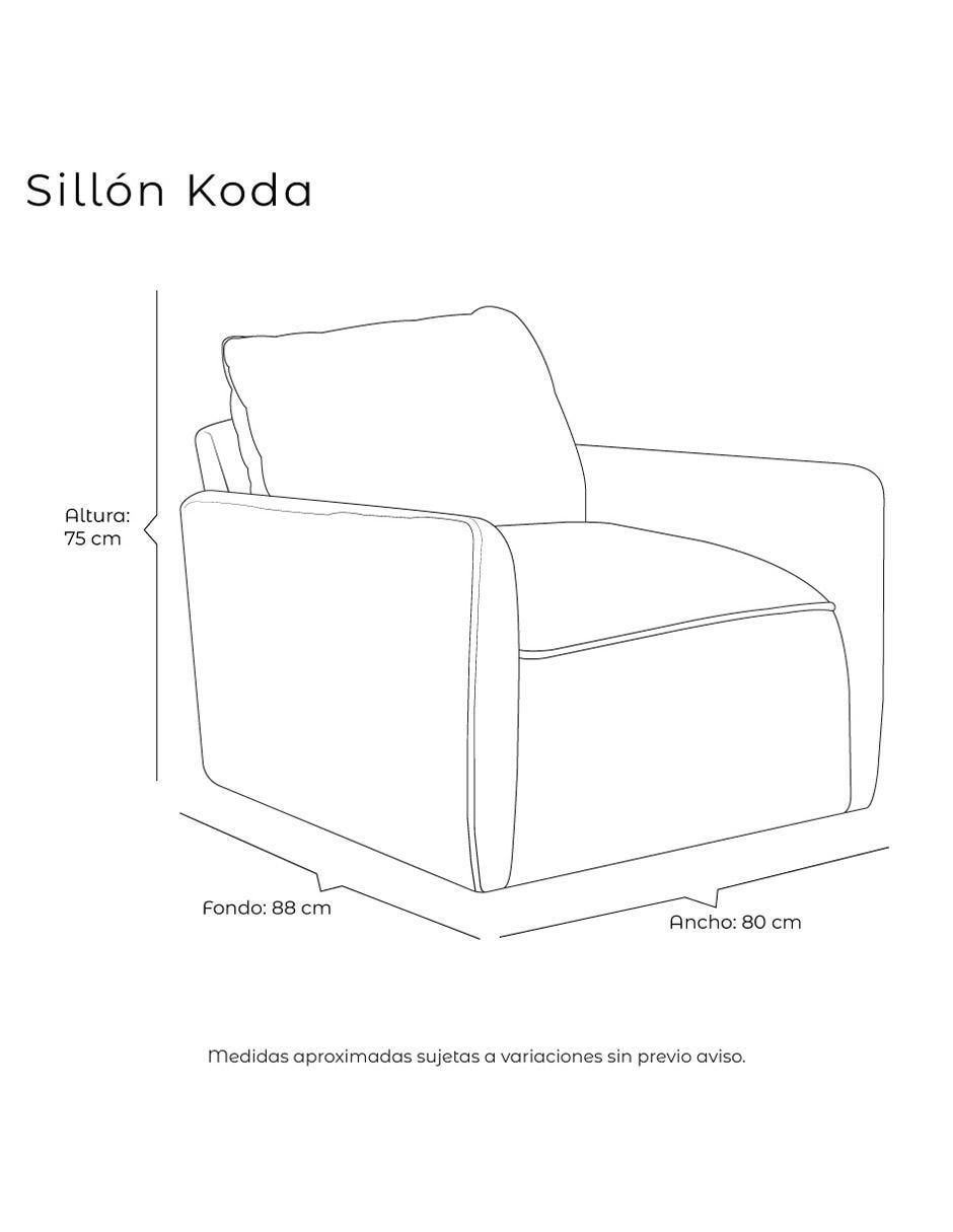 Sillón koda rogga "de" lino