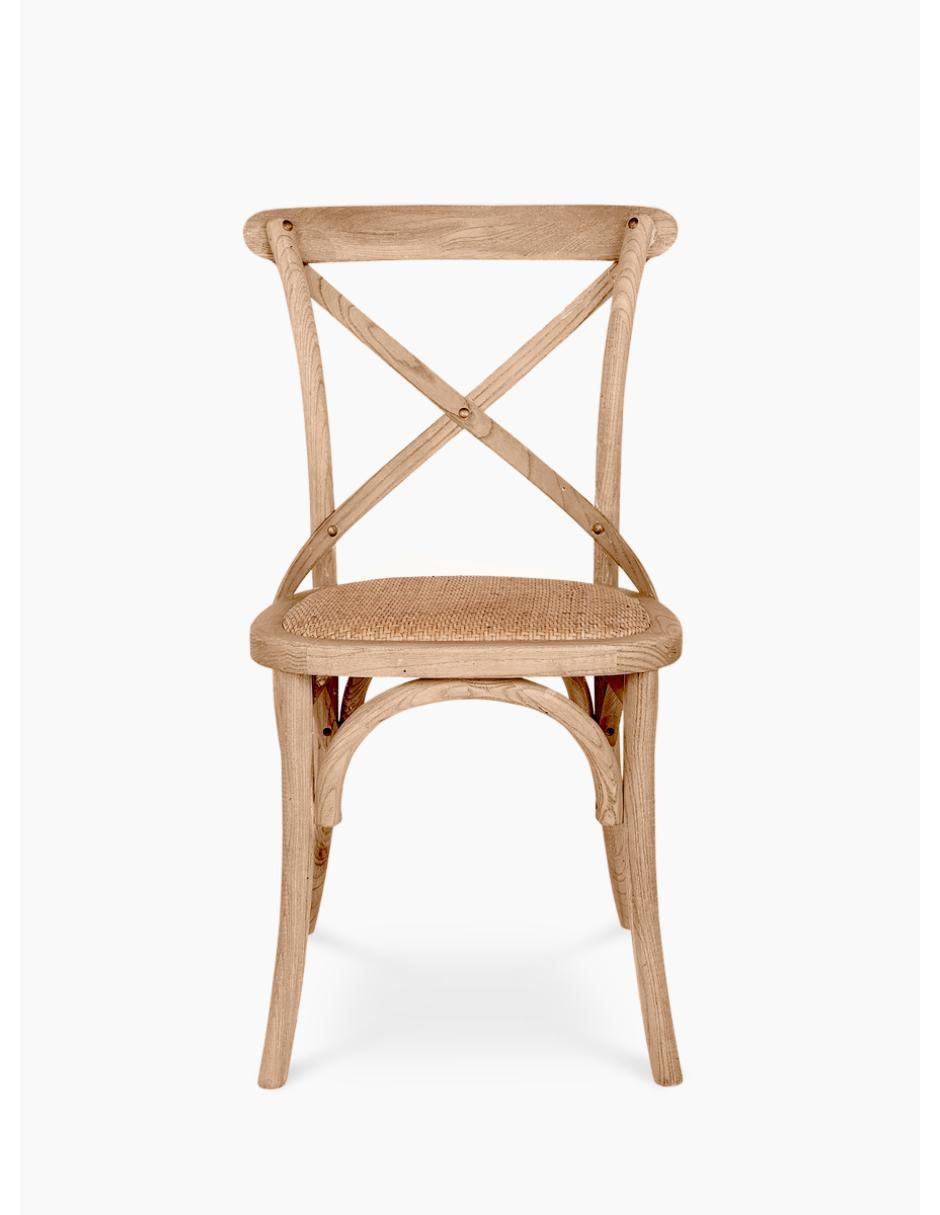 Silla Rattan Olmo de madera Silla Rattan Olmo de madera