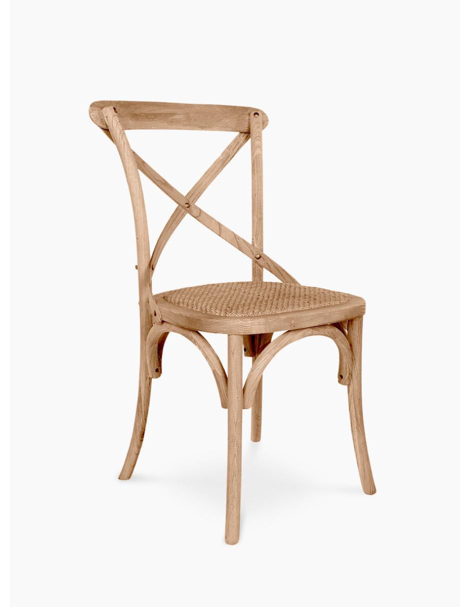 Silla Rattan Olmo de madera 3