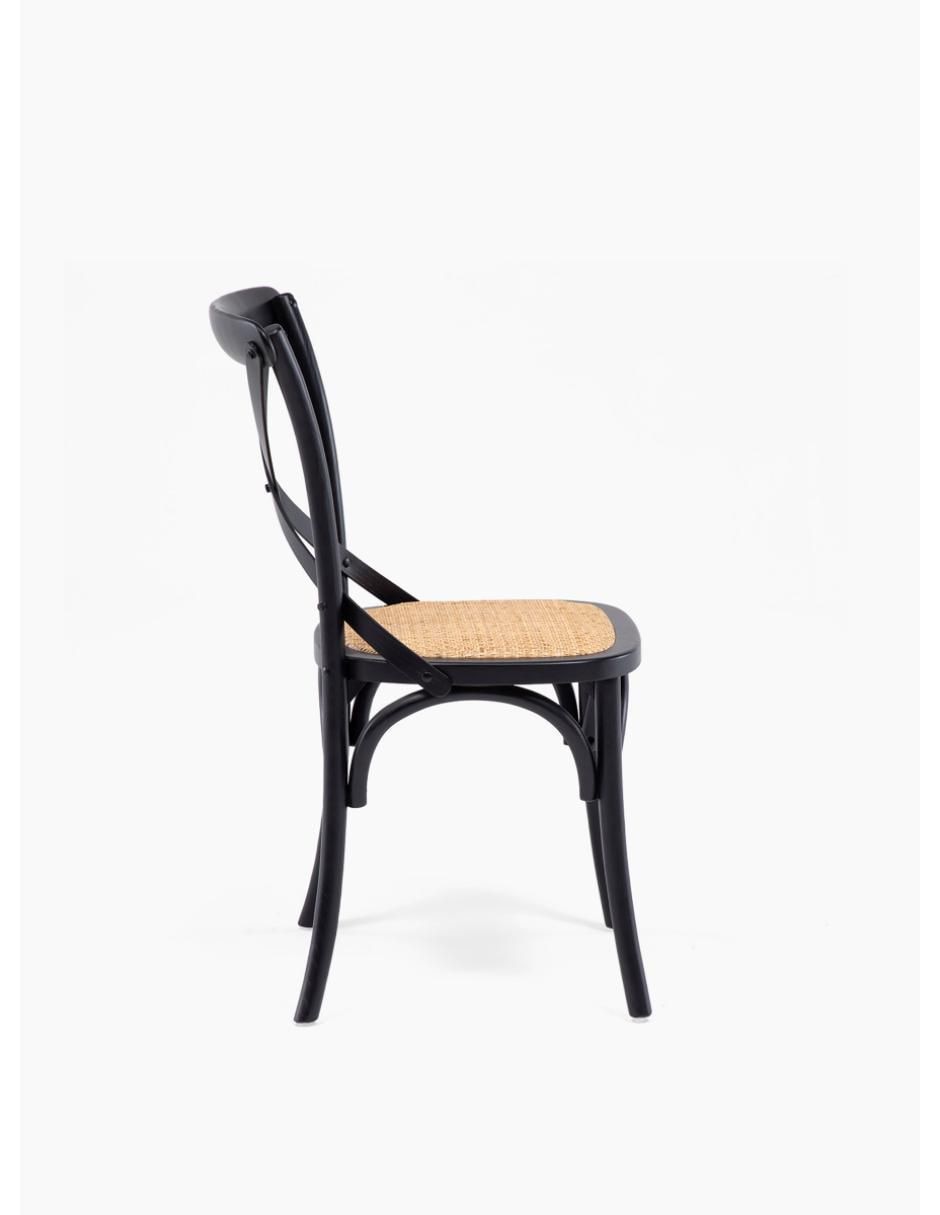 Silla Rattan de madera 4