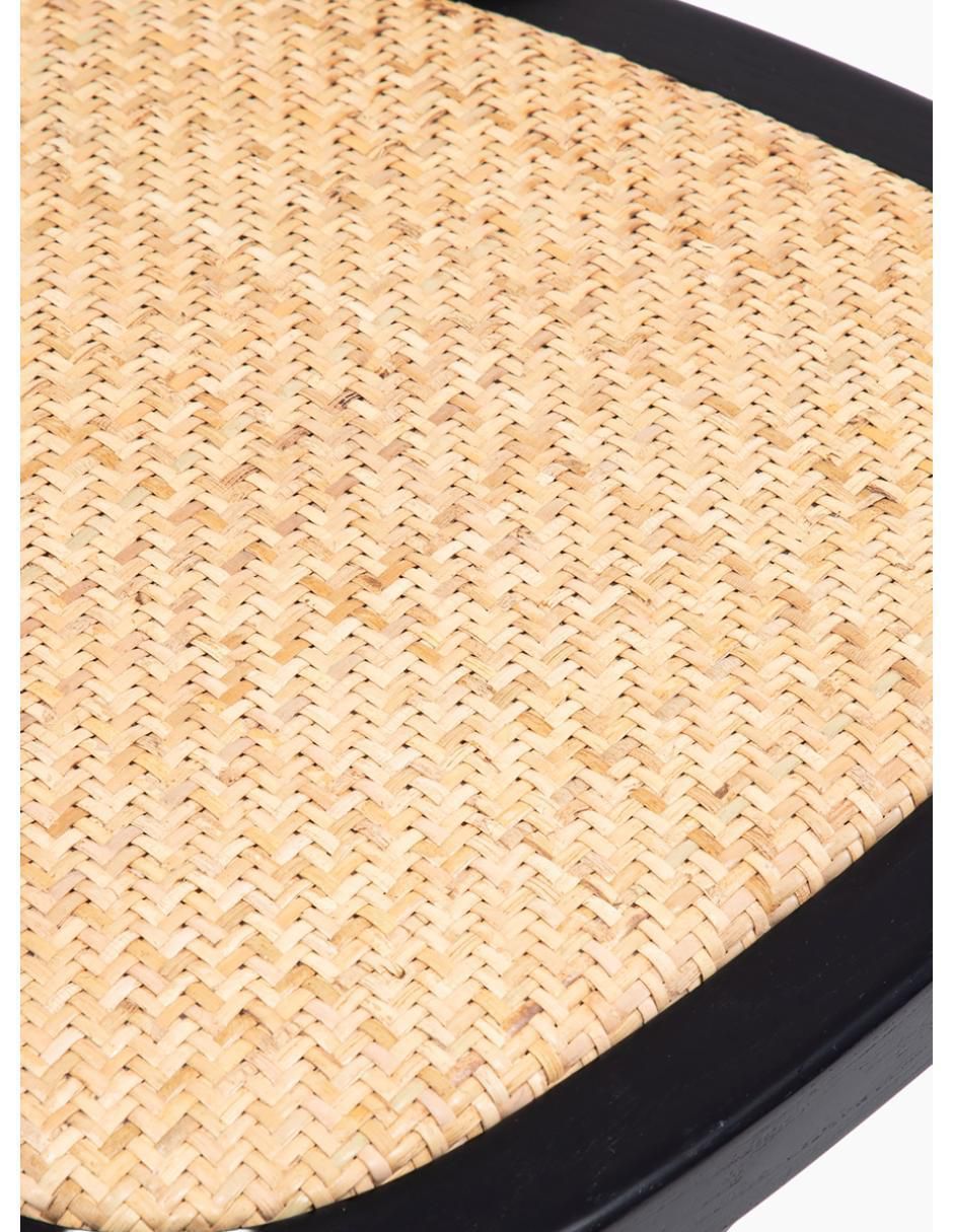 Silla Rattan de madera 7