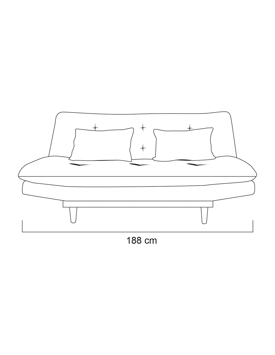 Sofá cama Eros de memory foam 16