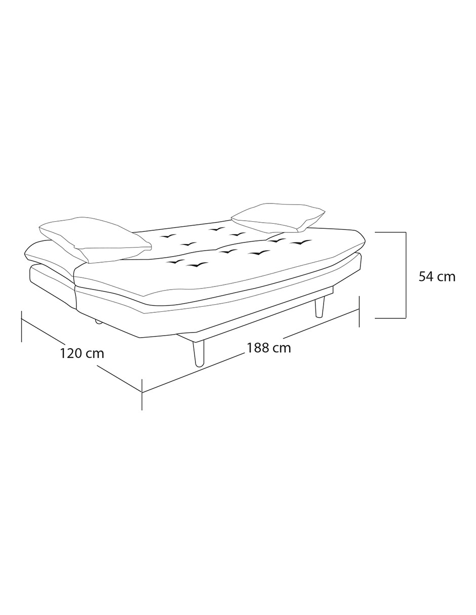 Sofá cama Eros de memory foam 17