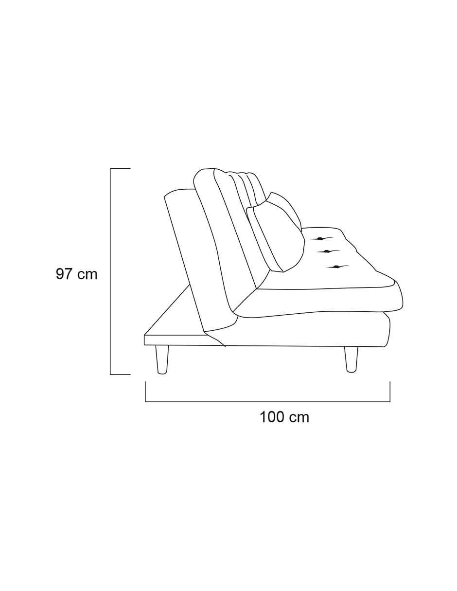 Sofá cama Eros de memory foam 18