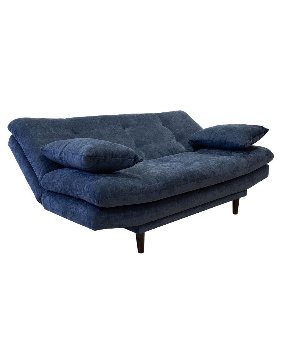 SOFÁ CAMA EROS MEMORY FOA, AZUL MARINO