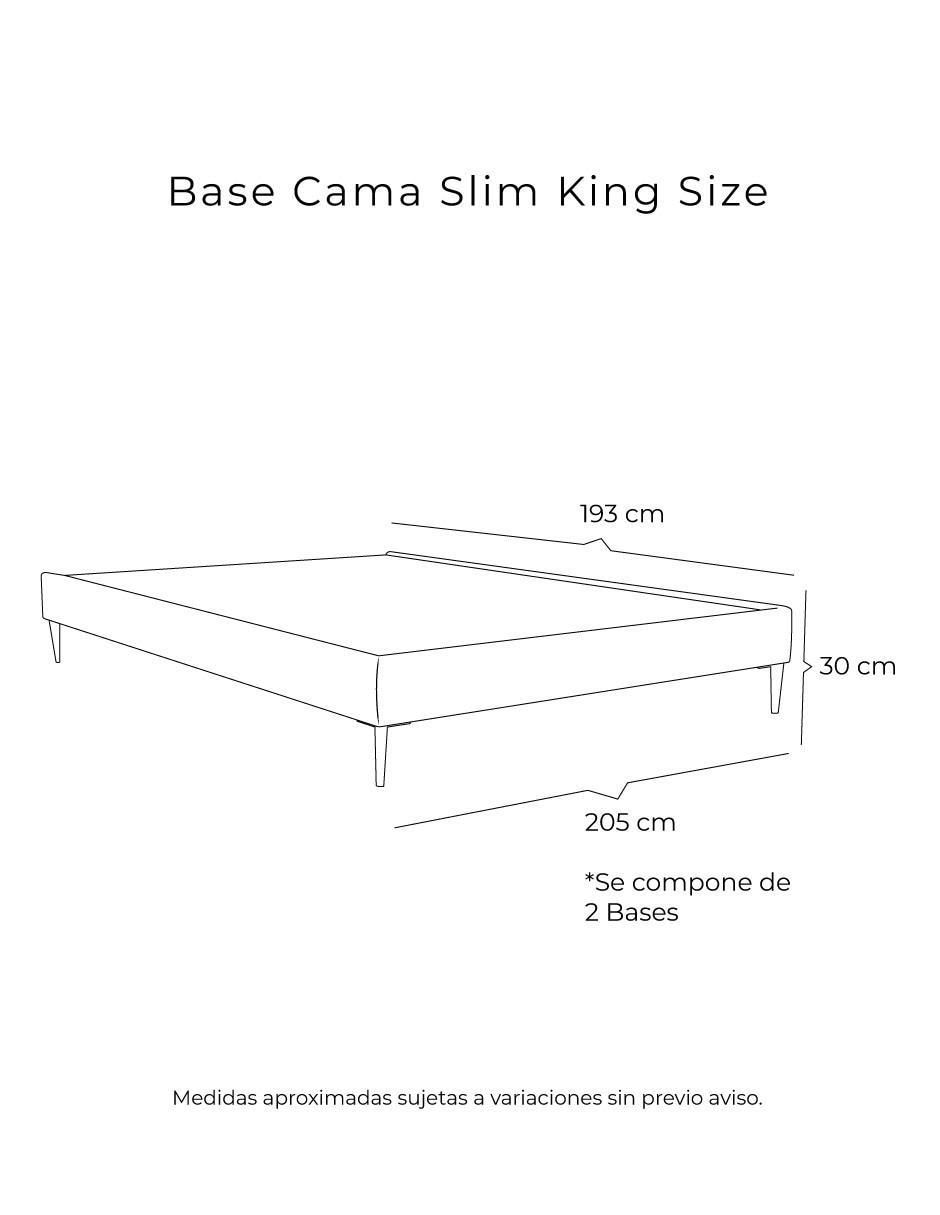 Base para cama armable Slim de madera pino 5