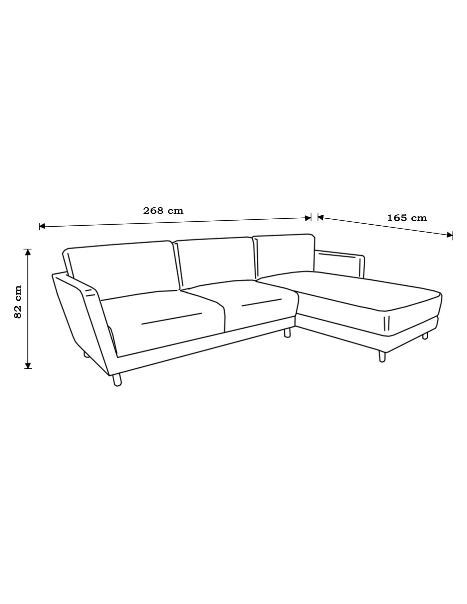 Sala modular derecha Rocco sa 6