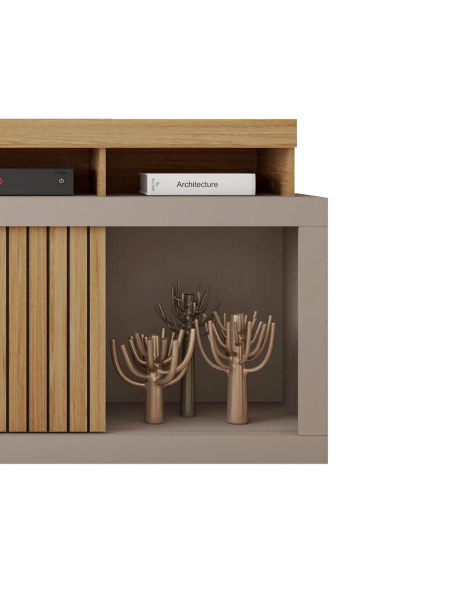 Mueble de tv armable Vitoria de madera 3