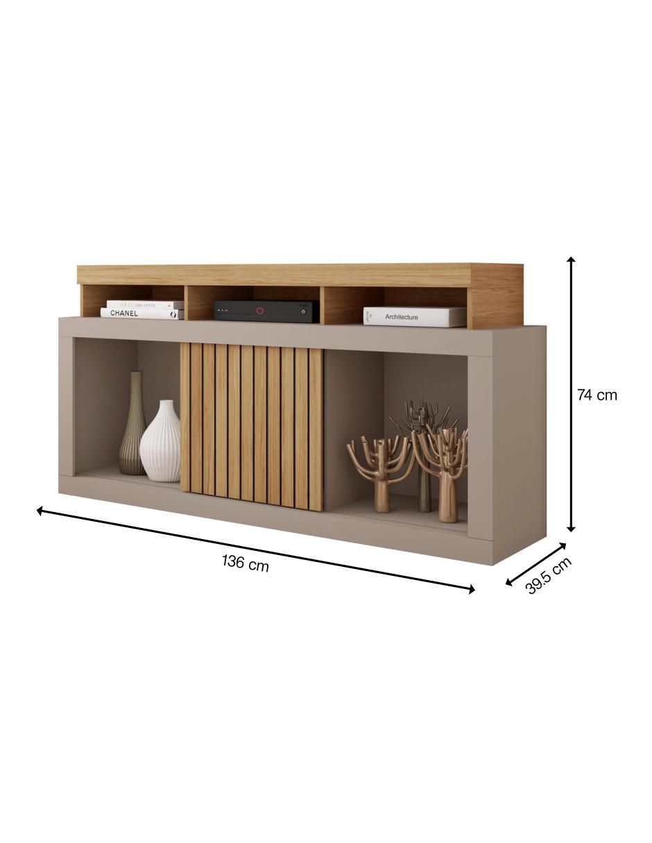 Mueble de tv armable Vitoria de madera 2