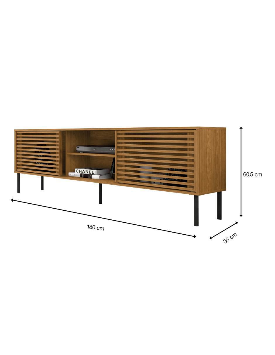 Mueble de tv armable Marilia de madera 2