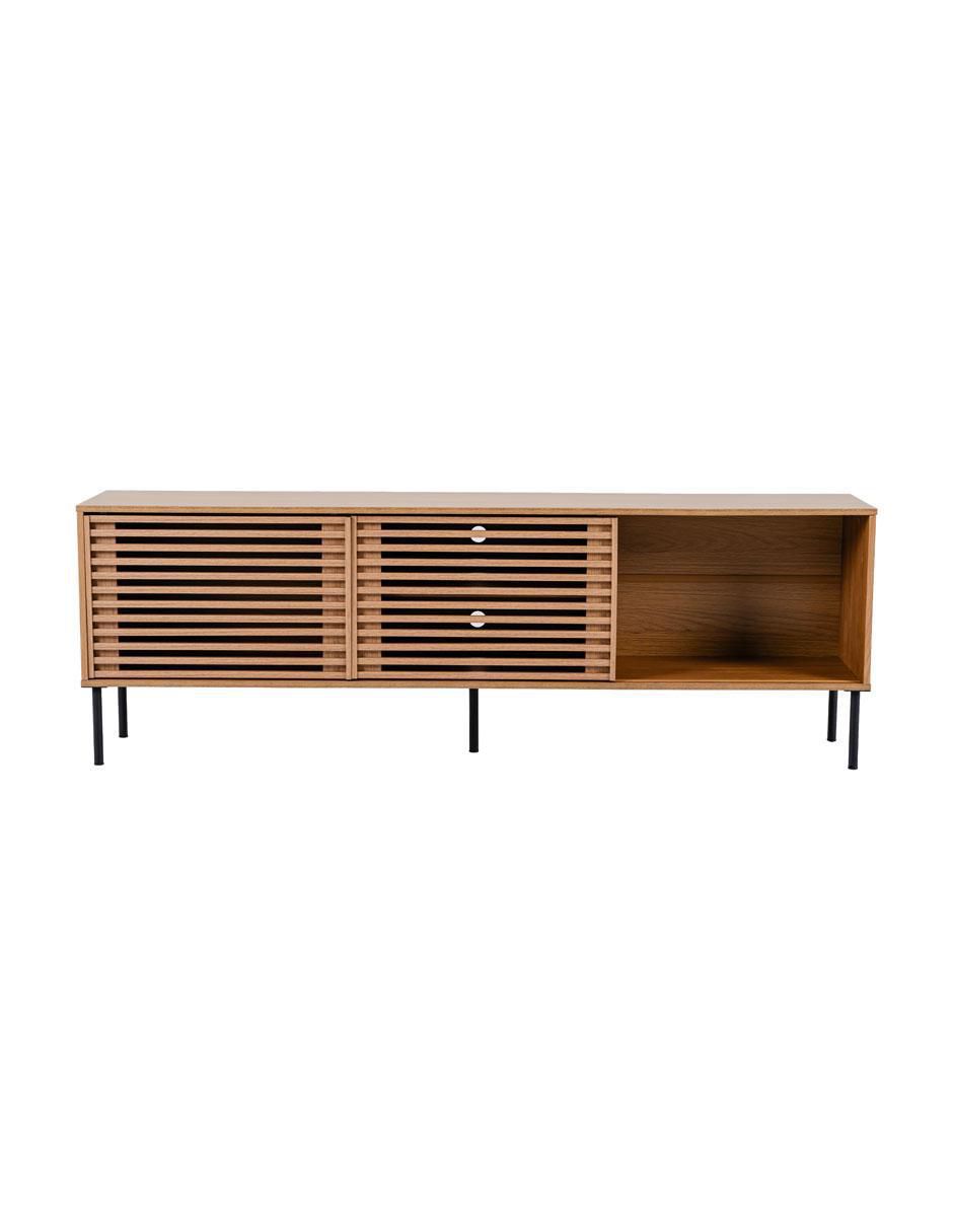 Mueble de tv armable Marilia de madera 4