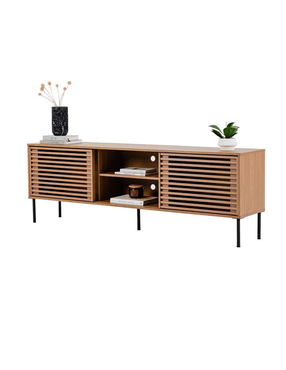 Mueble de tv armable Marilia de madera 6
