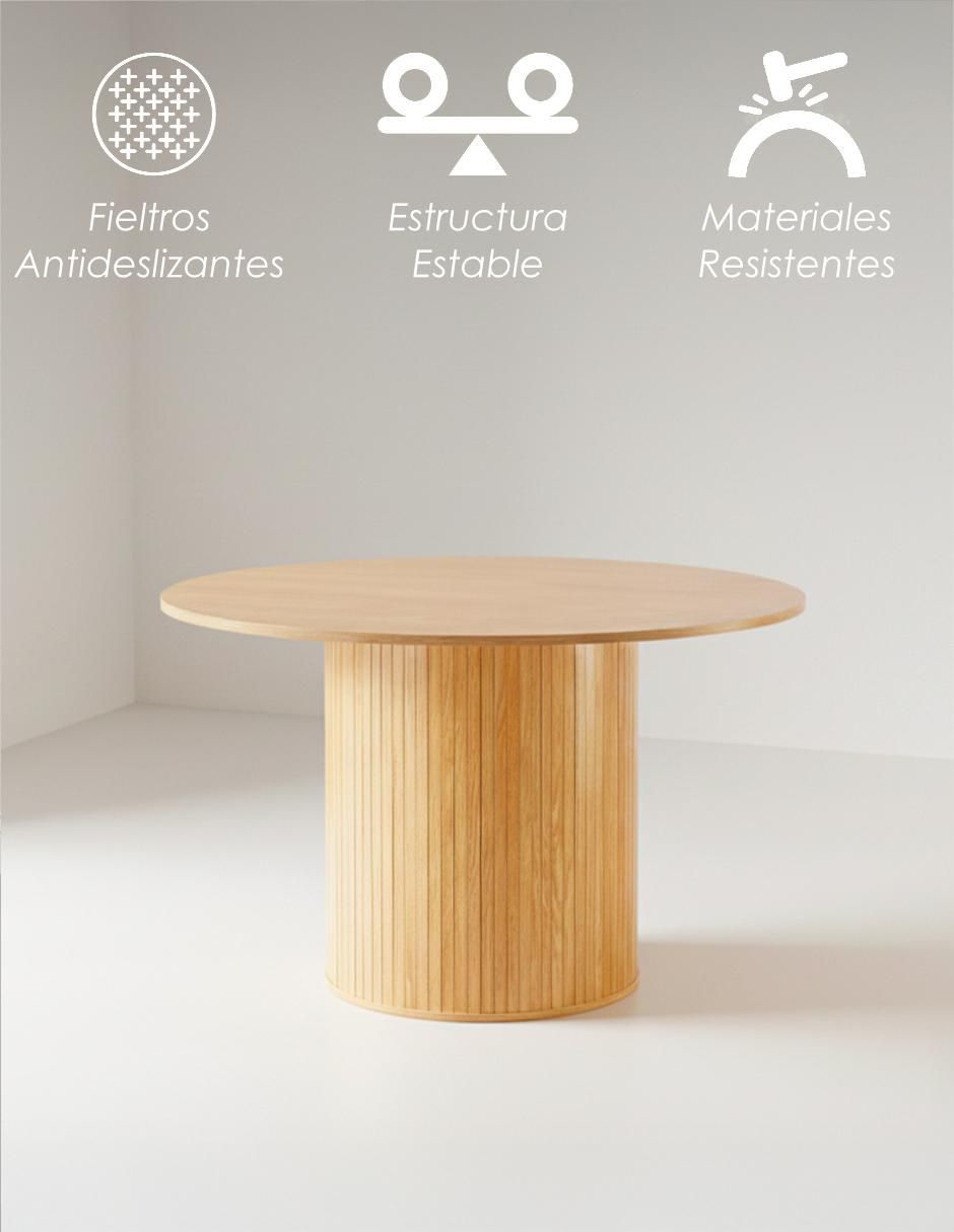 Mesa de comedor armable Rom de MDF 2