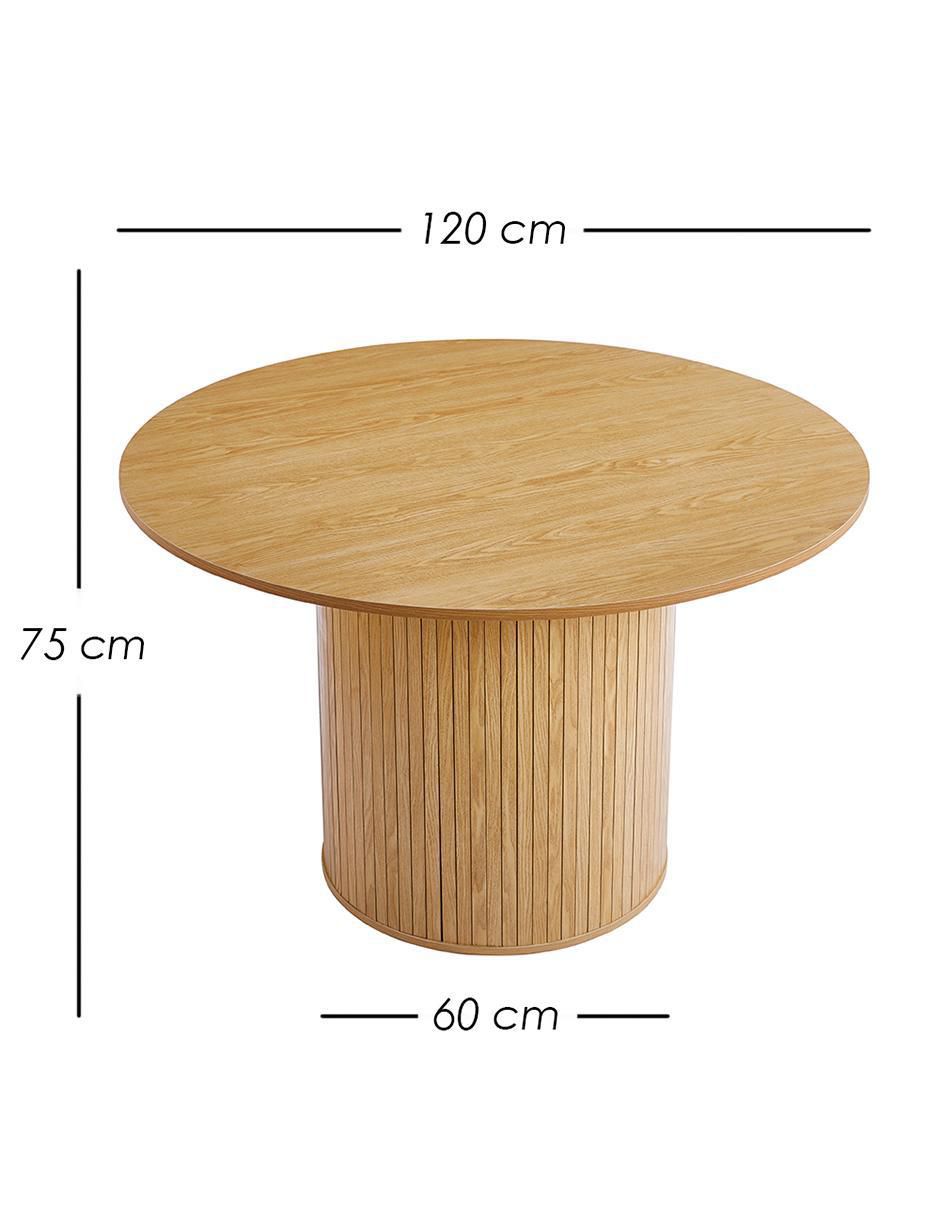 Mesa de comedor armable Rom de MDF 8