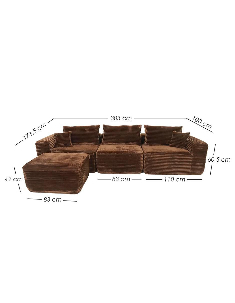 Sala modular Catania de chenille 8