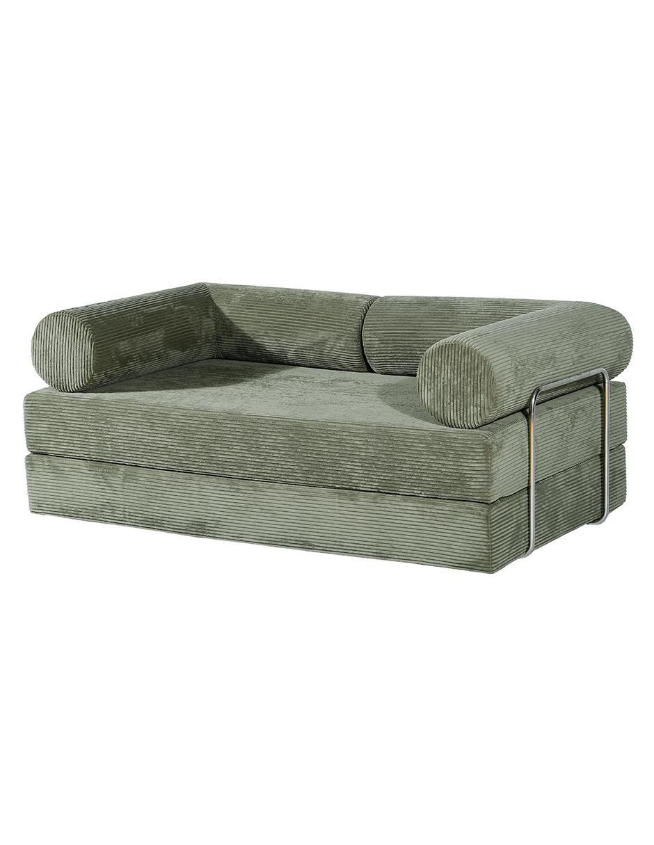 Sofá cama armable Lodz de tela 2