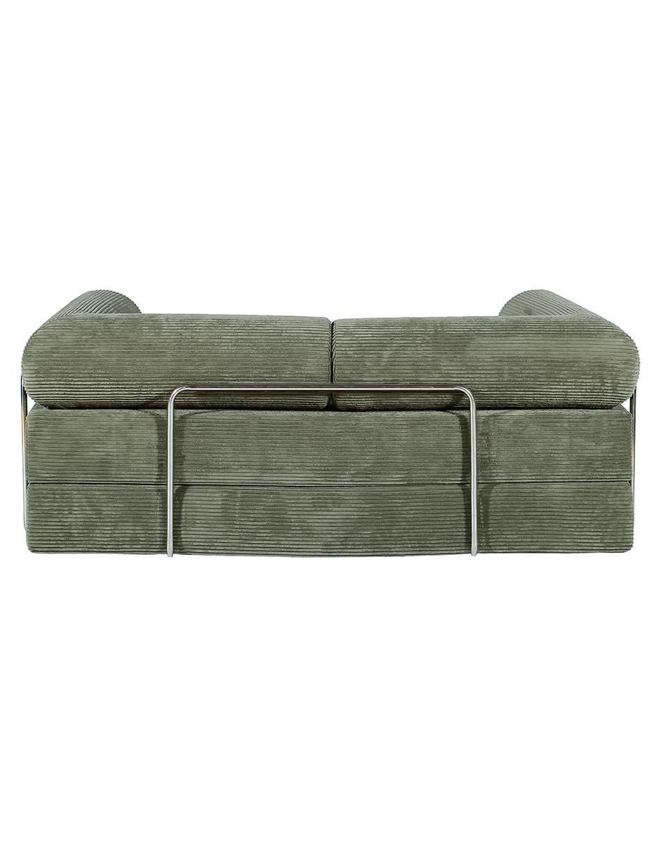 Sofá cama armable Lodz de tela 6