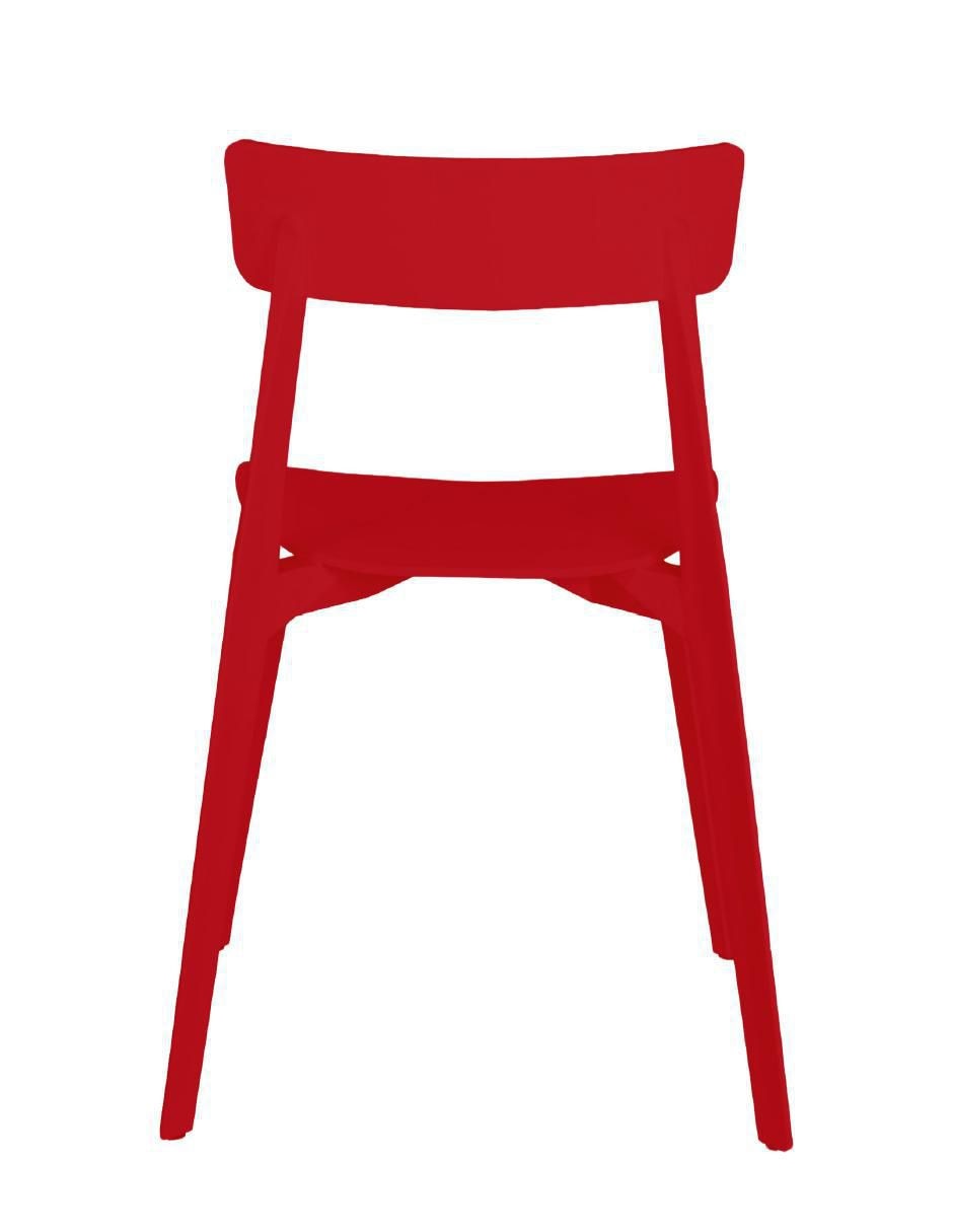 Silla 1 "piezas" offiho "de" polipropileno