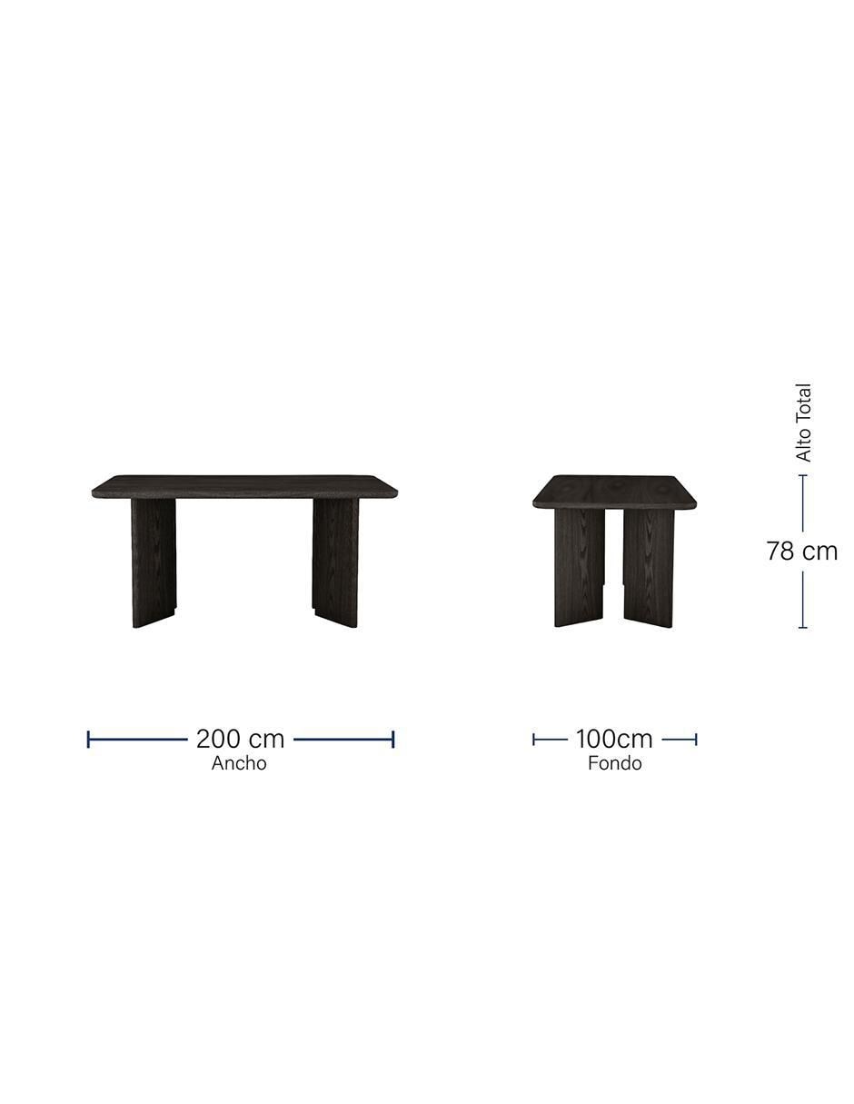 Mesa de comedor armable Oslo Brum de MDF