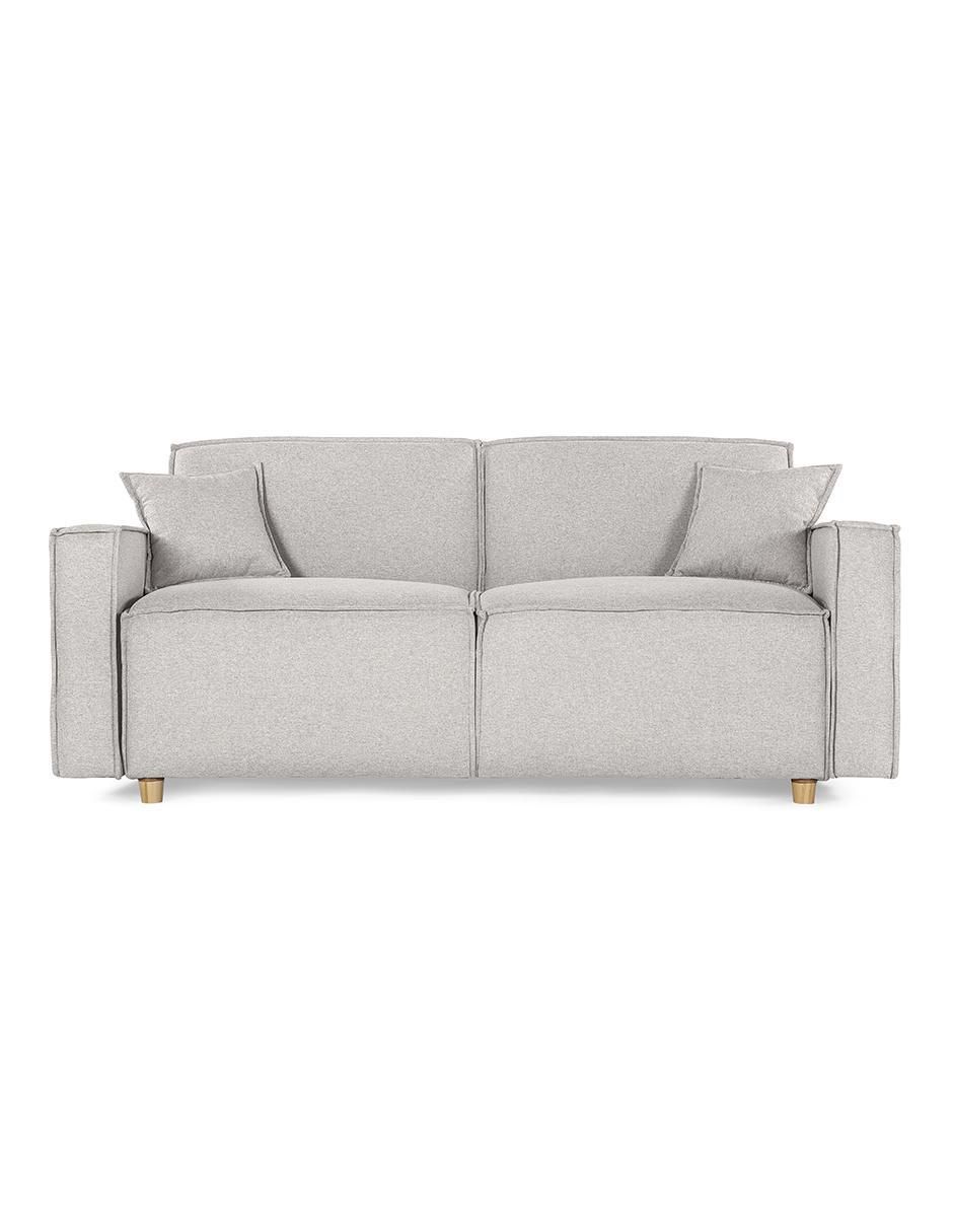 Sofá cama armable Abbot Memory Foam de lino Sofá cama armable Abbot Memory Foam de lino