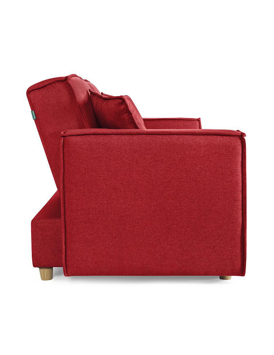Sofá cama armable Abbot Memory Foam de lino 3