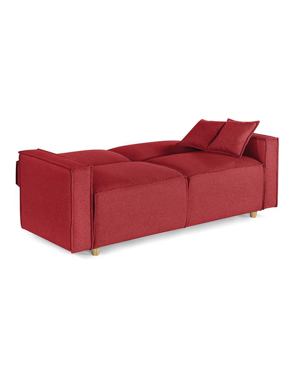Sofá cama armable Abbot Memory Foam de lino 5