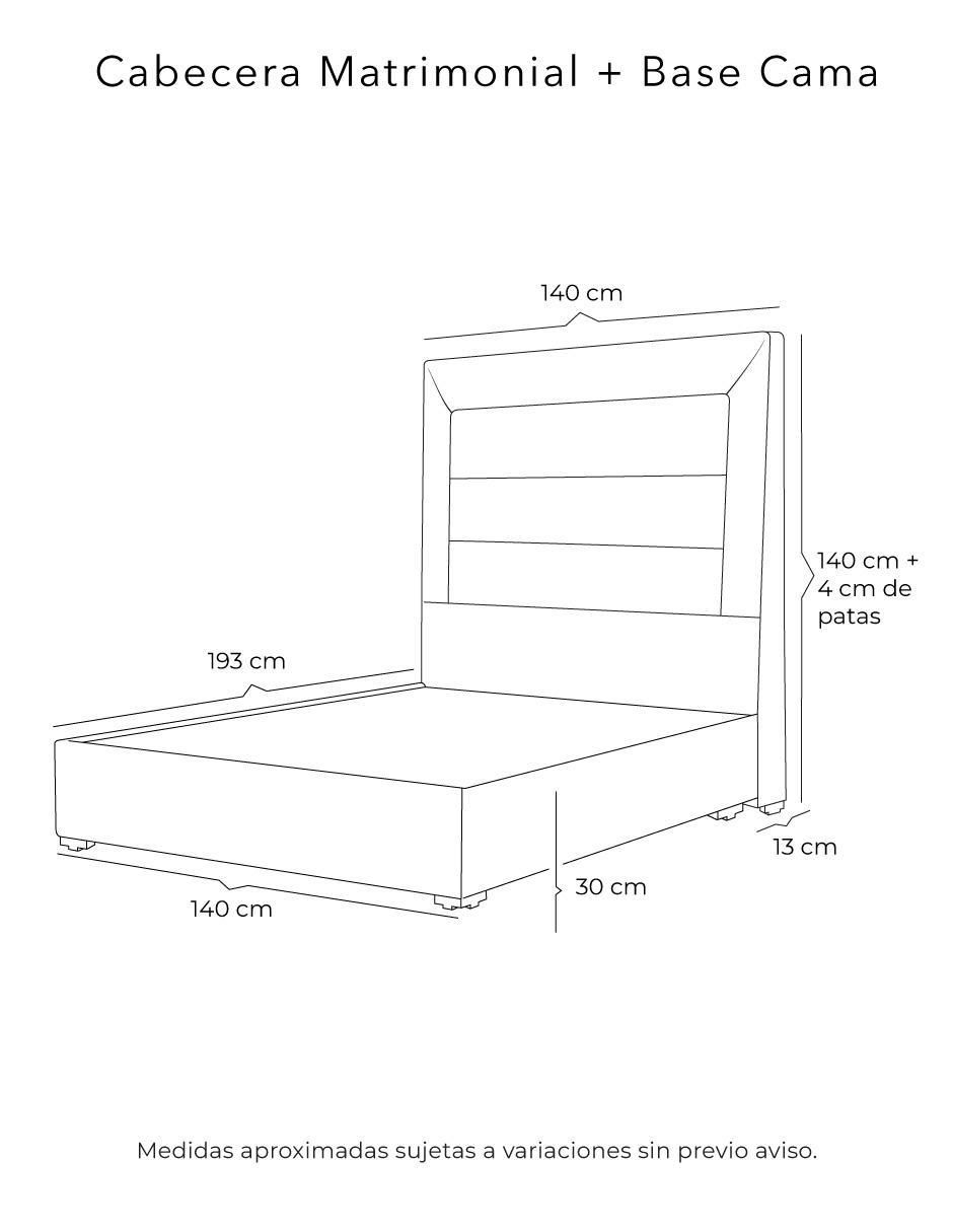 Cama Blend Base de madera pino 4
