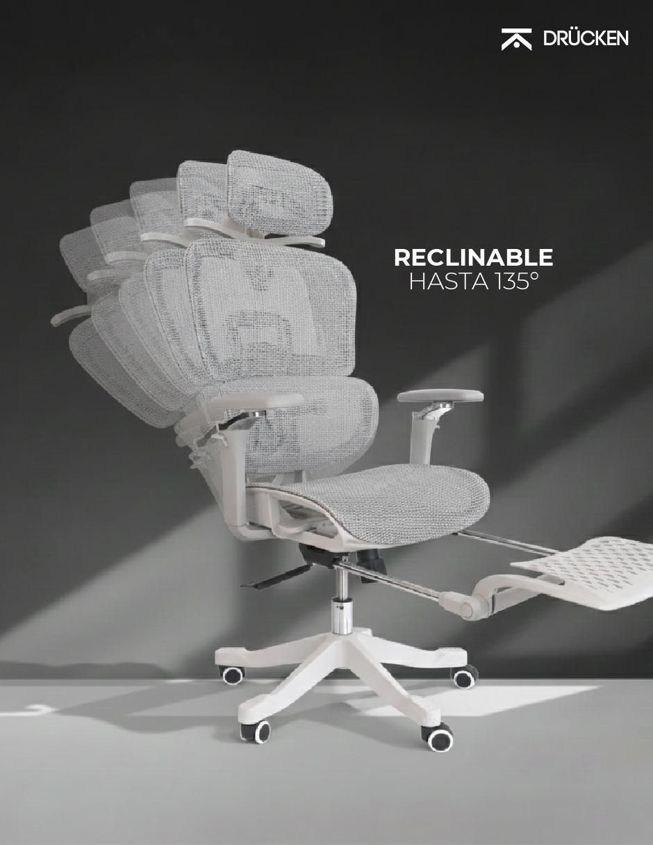 Silla de escritorio premium drucken "de" nylon
