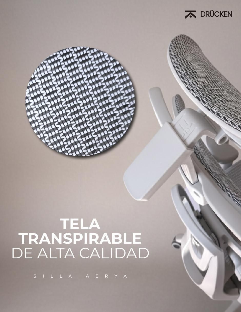 Silla de escritorio premium drucken "de" nylon