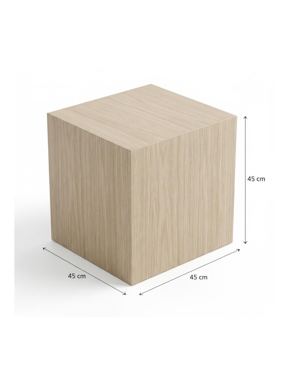 Mesa lateral Japandi Minimalista 8