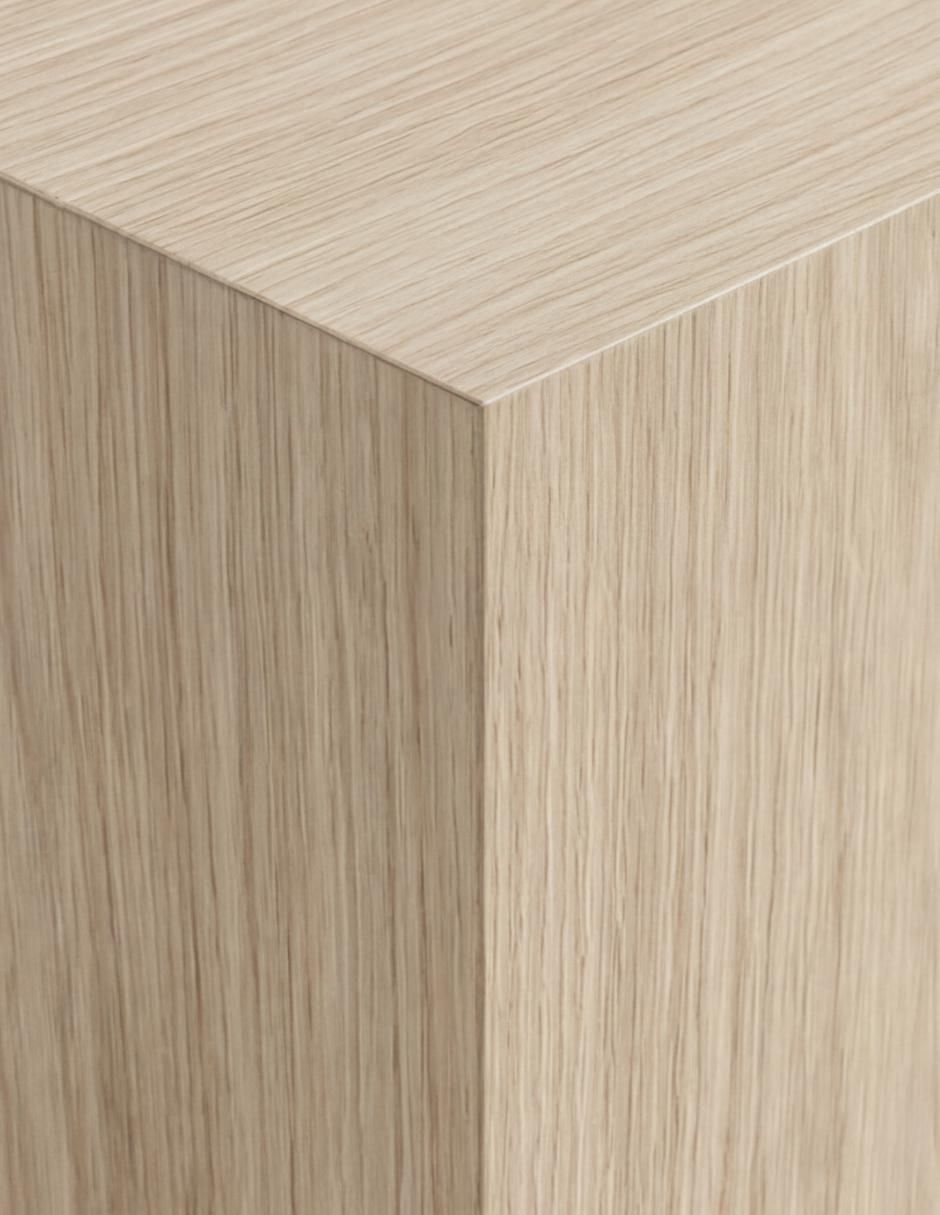 Mesa lateral Japandi Minimalista 5