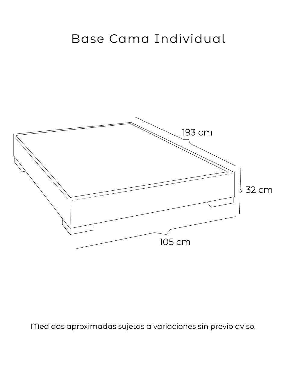 Base para cama de madera pino 5