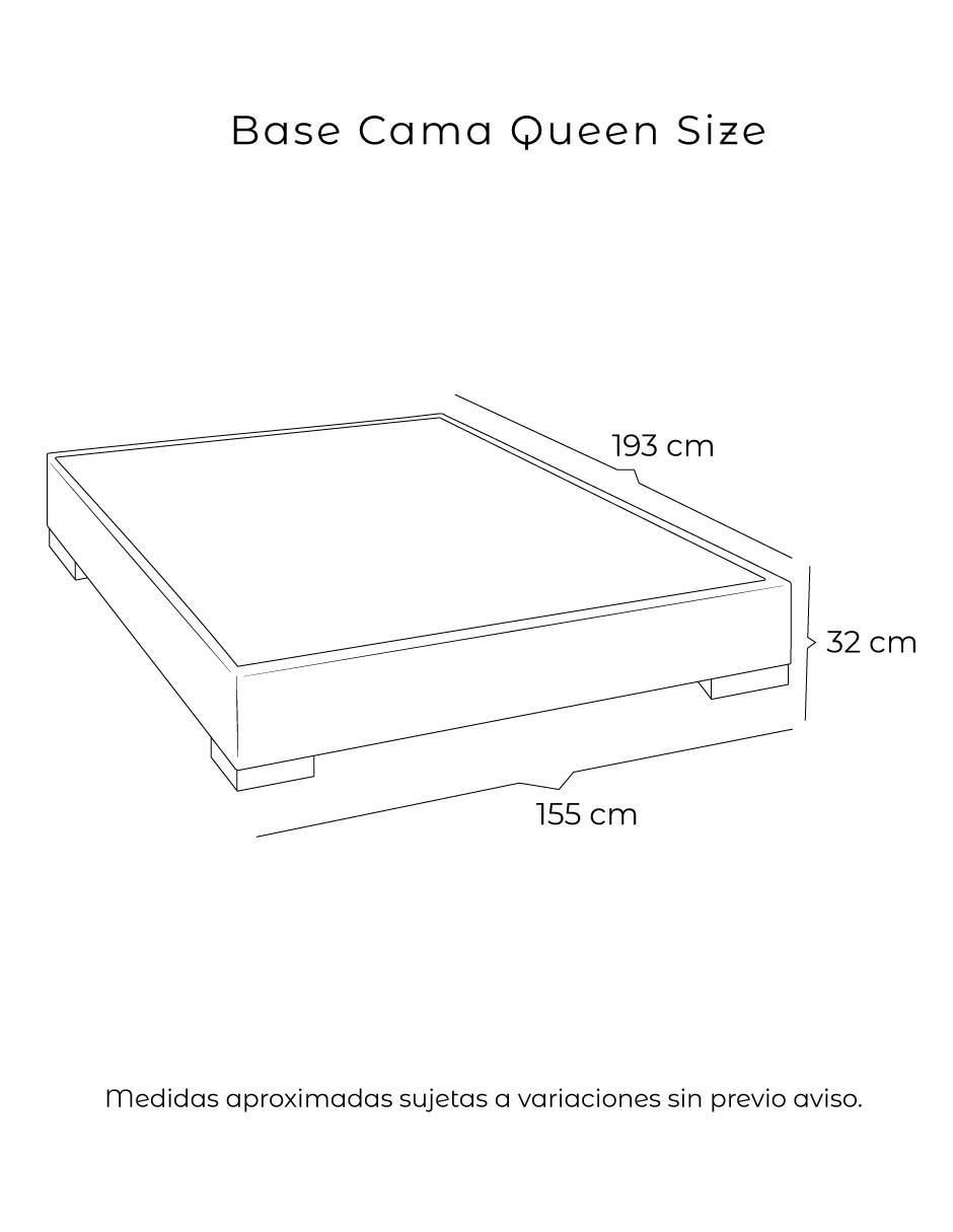 Base para cama de madera pino
