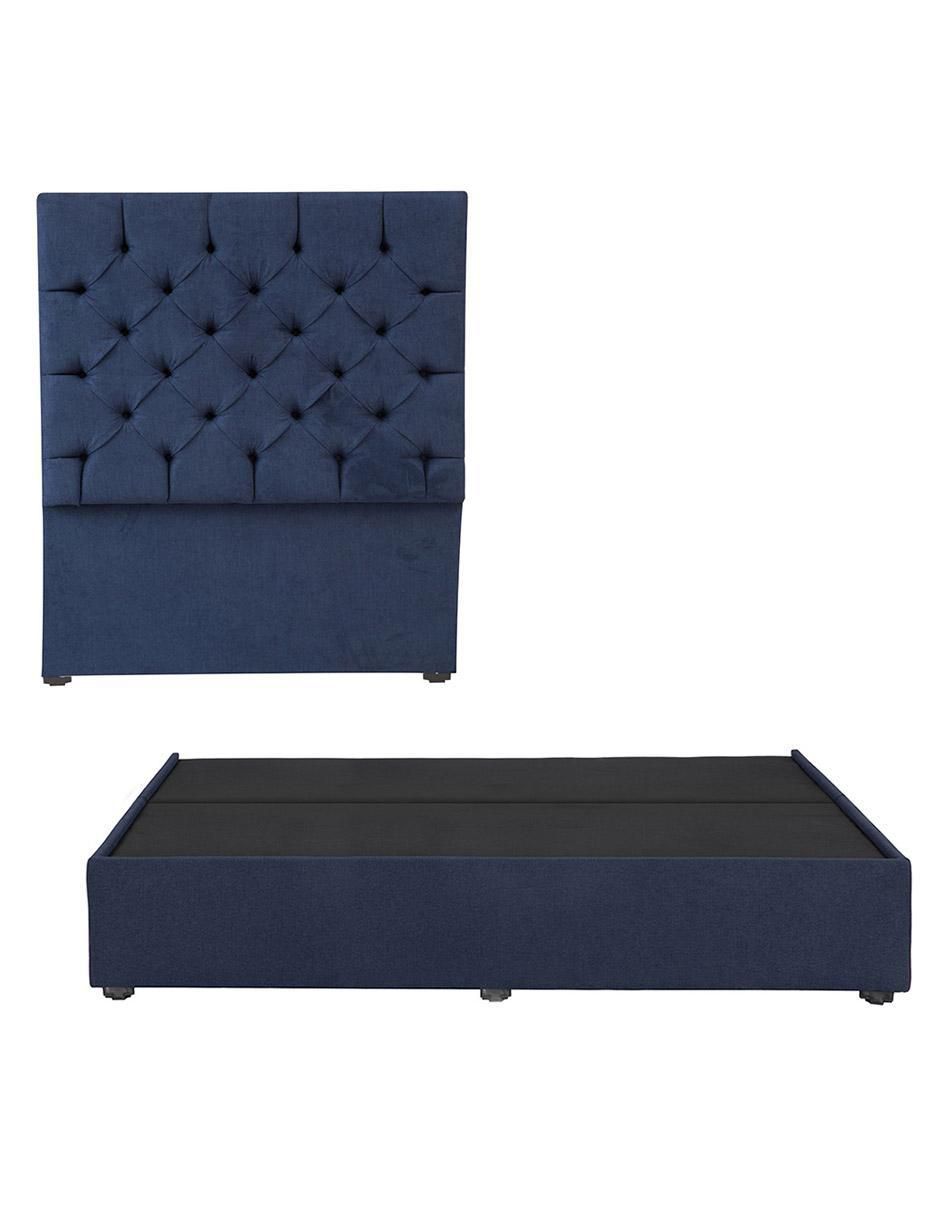 Cama Capri Base de madera pino