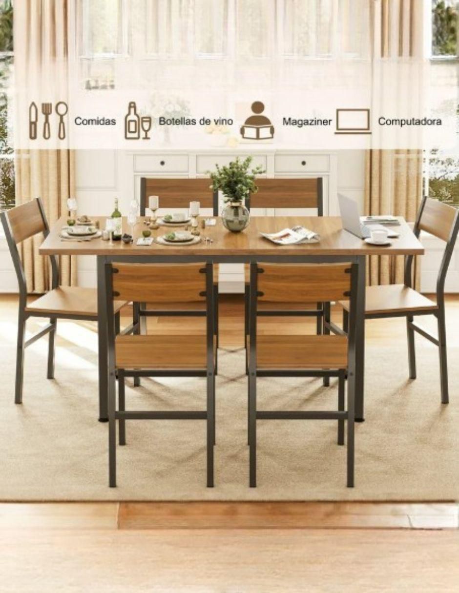 Comedor para 6 personas de MDF 3