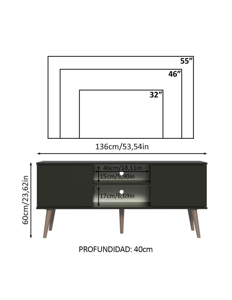 Mueble de tv armable 12